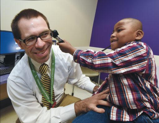 Dr. J. Drew Prosser with Harold Henderson III