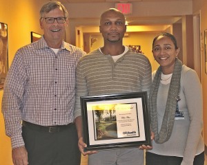 David Mork (l-r) Chris Peters, and Sonal Nakrani