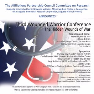 Wounded Warrior Symposium flyer